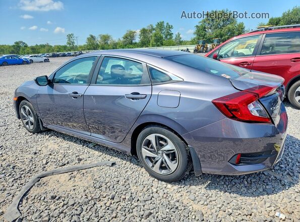 2HGFC2F6XMH507774 2021 HONDA CIVIC Gray Trasero izquierdo