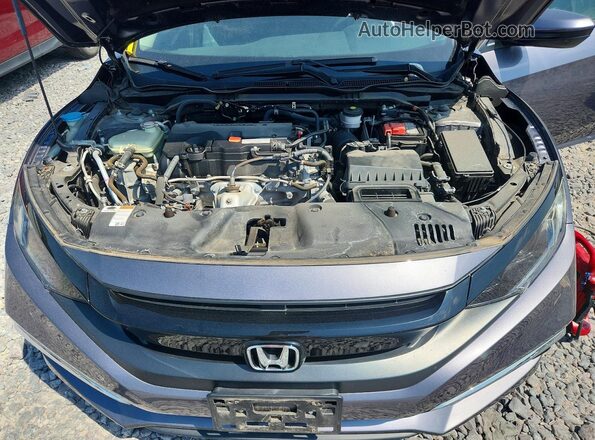 2HGFC2F6XMH507774 2021 HONDA CIVIC Gray Vista interior trasera