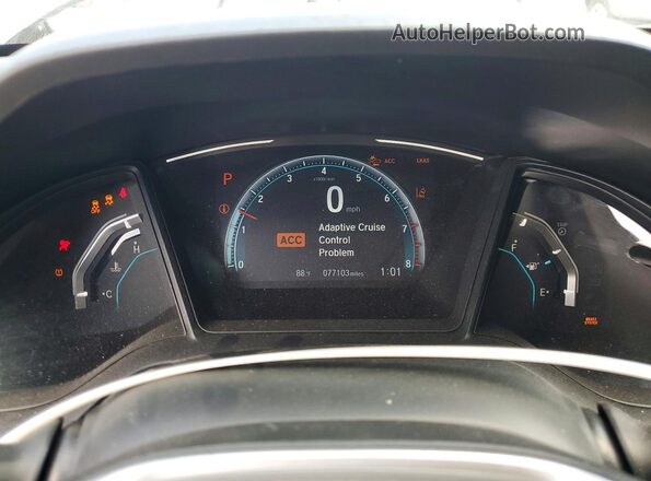 2HGFC2F6XMH520394 2021 HONDA CIVIC Silver Widok zestawu wskaźników