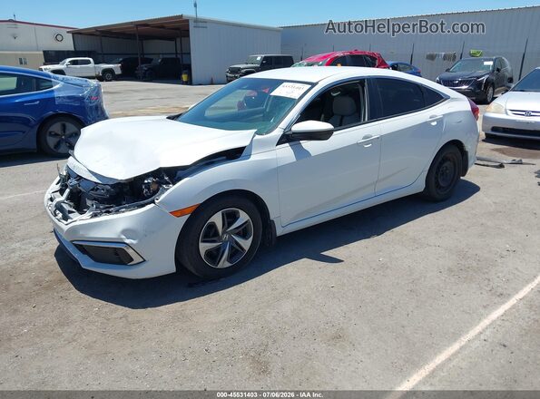 2HGFC2F6XMH522923 2021 HONDA CIVIC White Передня ліва чверть