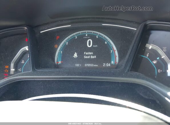 2HGFC2F6XMH522923 2021 HONDA CIVIC White Вид задніх сидінь