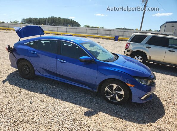 2HGFC2F6XMH542136 2021 HONDA CIVIC Синий Передняя правая четверть