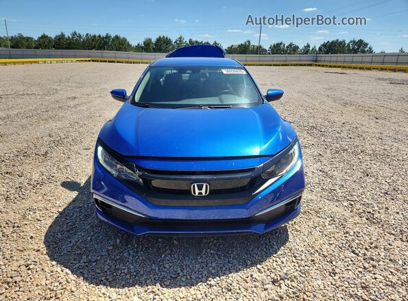 2HGFC2F6XMH542136 2021 HONDA CIVIC Синий Вид спереди