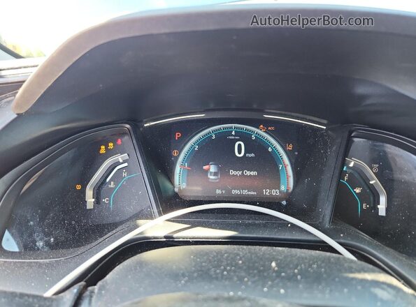 2HGFC2F6XMH542136 2021 HONDA CIVIC Синий Вид щитка приборов