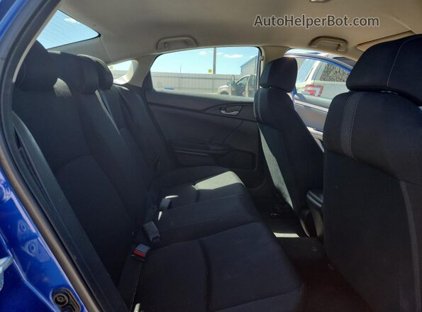 2HGFC2F6XMH542136 2021 HONDA CIVIC Синий Вид задних сидений