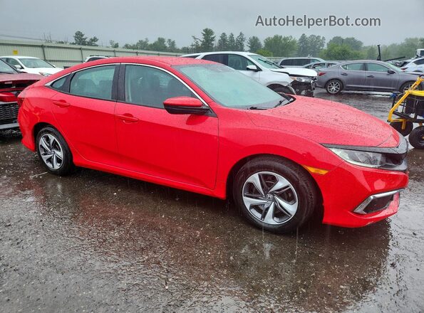 2HGFC2F6XMH548566 2021 HONDA CIVIC Red Передня права чверть