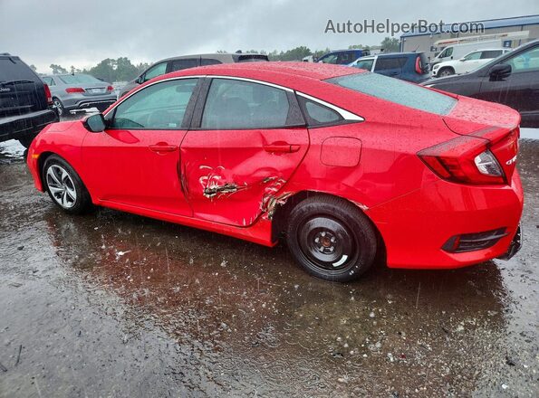 2HGFC2F6XMH548566 2021 HONDA CIVIC Red Задня ліва чверть