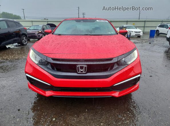 2HGFC2F6XMH548566 2021 HONDA CIVIC Red Вид спереду