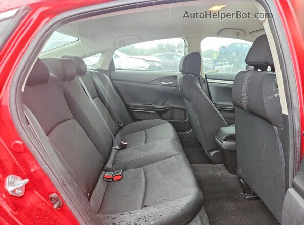 2HGFC2F6XMH548566 2021 HONDA CIVIC Red Вид задніх сидінь