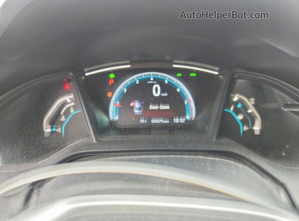 2HGFC2F6XMH548566 2021 HONDA CIVIC Red Вид щитка приладів