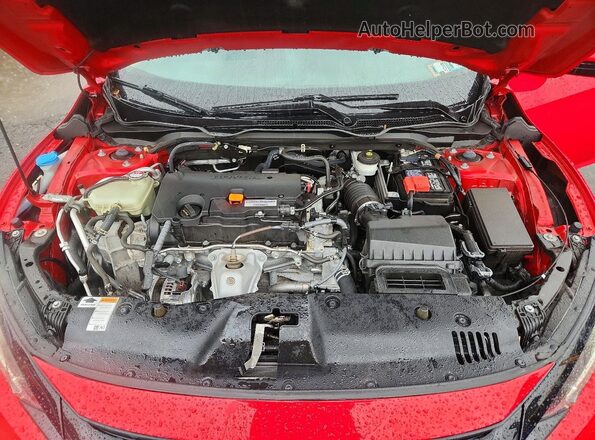2HGFC2F6XMH548566 2021 HONDA CIVIC Red Вид задньої частини салону