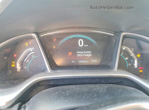 2HGFC2F70GH546922 2016 HONDA CIVIC White Вид щитка приладів