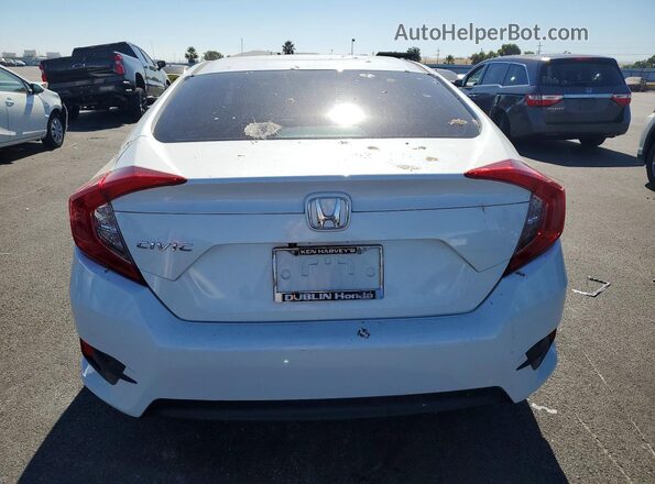 2HGFC2F70GH546922 2016 HONDA CIVIC White Вид ззаду