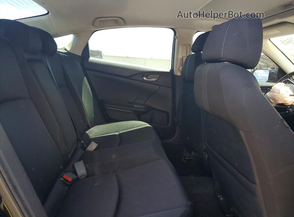 2HGFC2F70GH564434 2016 HONDA CIVIC Black Հետևի նստատեղերի տեսք