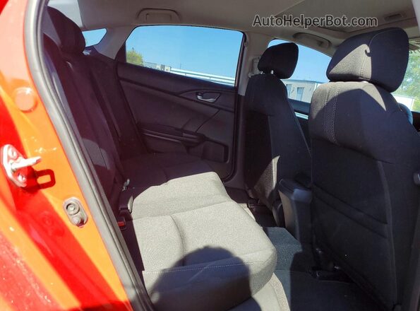 2HGFC2F70HH507135 2017 HONDA CIVIC Красный Вид задних сидений