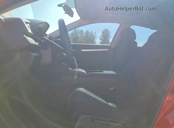 2HGFC2F70HH507135 2017 HONDA CIVIC Красный Вид салона спереди