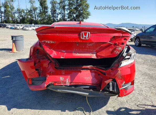 2HGFC2F70HH507135 2017 HONDA CIVIC Красный Вид сзади