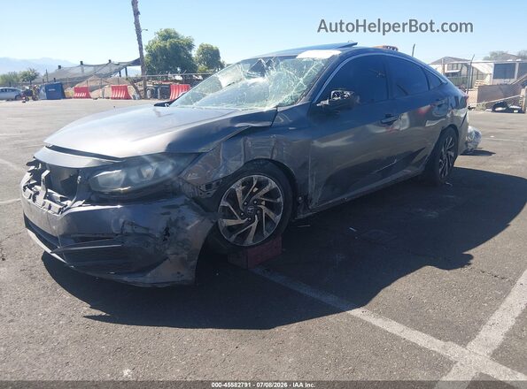 2HGFC2F70HH554682 2017 HONDA CIVIC Gray Передня ліва чверть