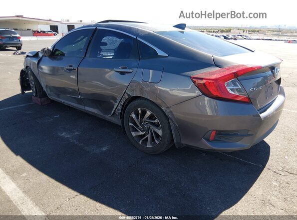 2HGFC2F70HH554682 2017 HONDA CIVIC Gray Задня ліва чверть
