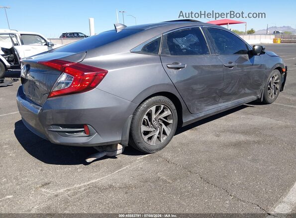 2HGFC2F70HH554682 2017 HONDA CIVIC Gray Задня права чверть