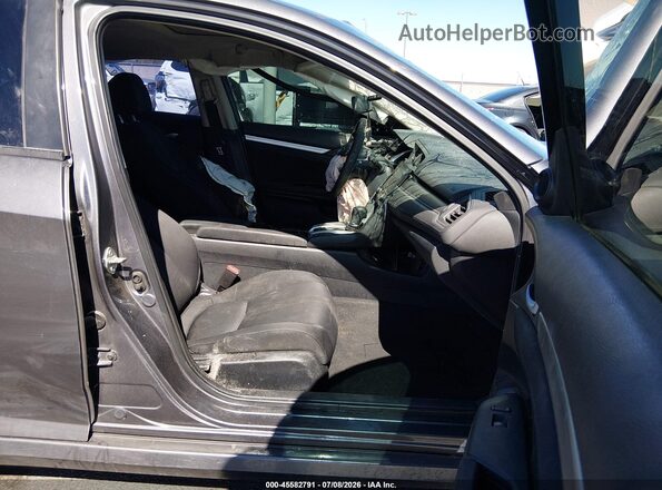 2HGFC2F70HH554682 2017 HONDA CIVIC Gray Вид салону спереду