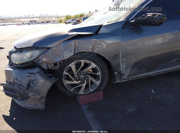 2HGFC2F70HH554682 2017 HONDA CIVIC Gray Вид спереду
