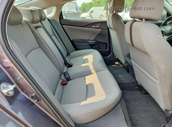 2HGFC2F70HH564516 2017 HONDA CIVIC Gray უკანა სავარძლების ხედი