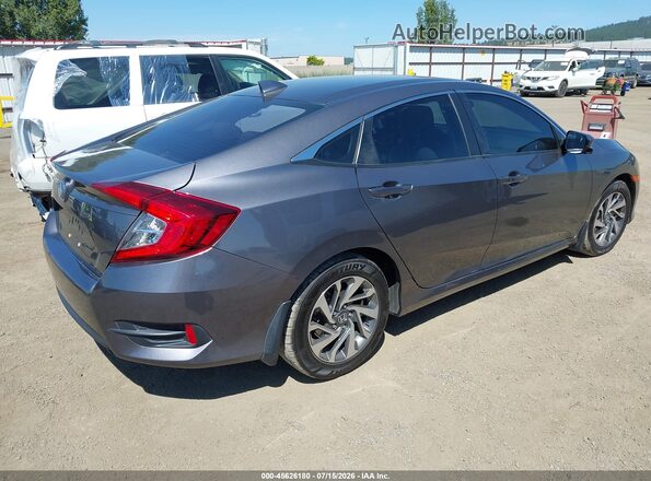 2HGFC2F70JH537354 2018 HONDA CIVIC Серый Задняя правая четверть