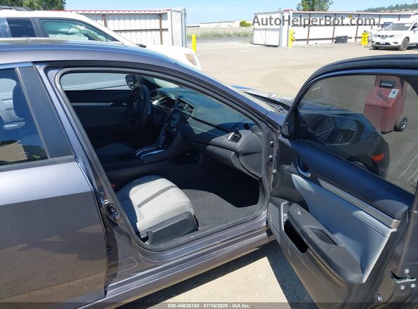 2HGFC2F70JH537354 2018 HONDA CIVIC Серый Вид салона спереди