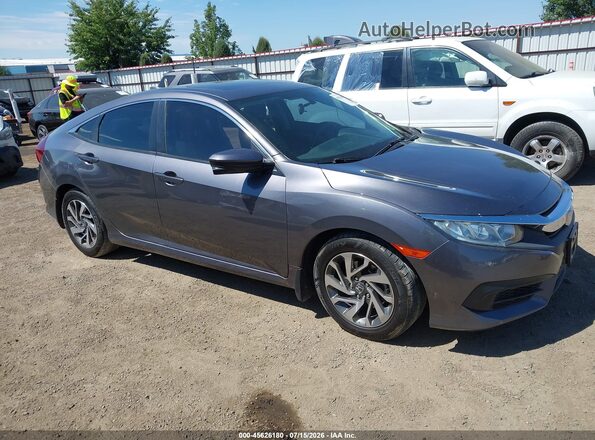 2HGFC2F70JH537354 2018 HONDA CIVIC Серый Панорамный вид салона 360°