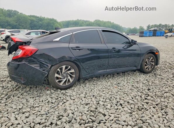 2HGFC2F70JH565283 2018 HONDA CIVIC Черный Задняя правая четверть