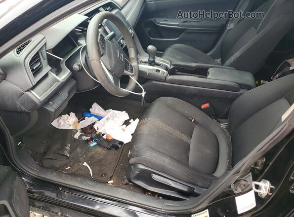 2HGFC2F70JH565283 2018 HONDA CIVIC Черный Вид салона спереди