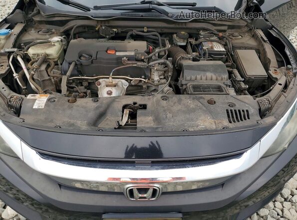 2HGFC2F70JH565283 2018 HONDA CIVIC Черный Вид задней части салона