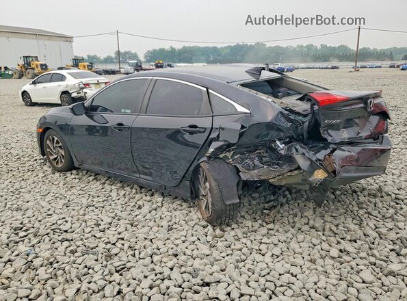 2HGFC2F70JH565283 2018 HONDA CIVIC Черный Задняя левая четверть