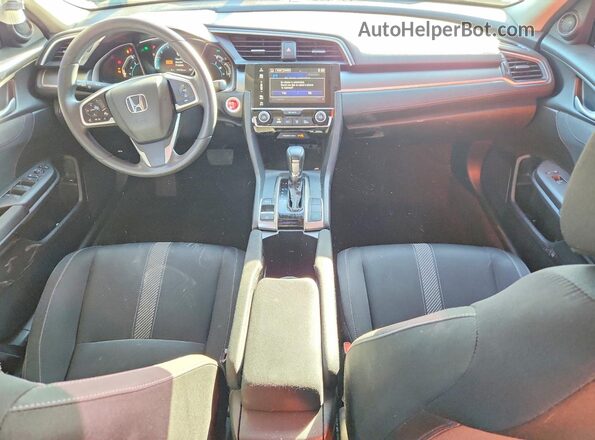 2HGFC2F70JH574940 2018 HONDA CIVIC Black Widok deski rozdzielczej