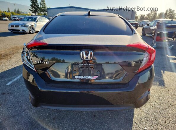 2HGFC2F70JH574940 2018 HONDA CIVIC Black Widok z tyłu