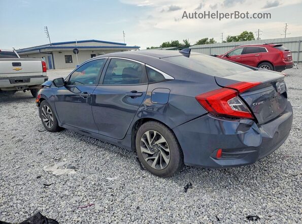 2HGFC2F70JH586280 2018 HONDA CIVIC Blue Հետևի ձախ