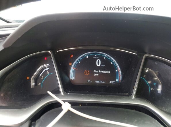 2HGFC2F70JH586280 2018 HONDA CIVIC Blue Սարքավորումների վահանակի տեսք