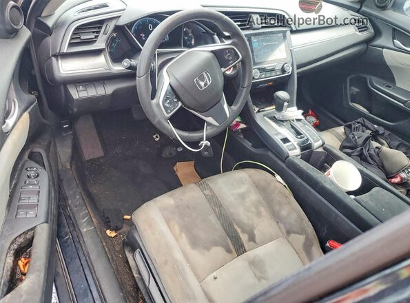 2HGFC2F70JH586280 2018 HONDA CIVIC Blue Առջևի վահանակի տեսք
