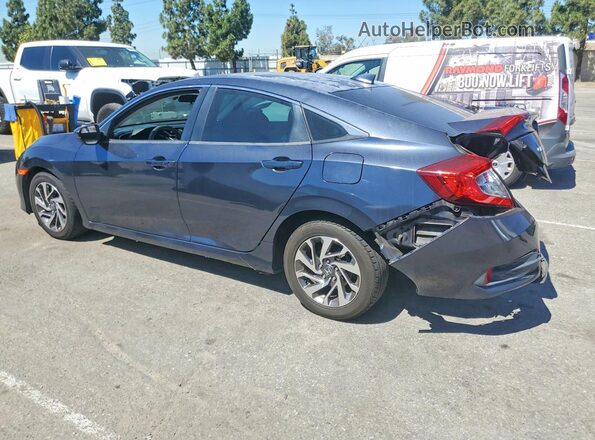 2HGFC2F70JH589017 2018 HONDA CIVIC Blue Հետևի ձախ