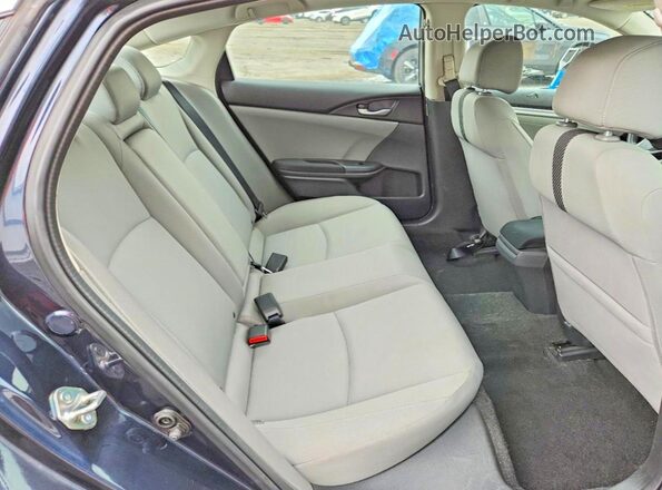 2HGFC2F70JH597019 2018 HONDA CIVIC Серый Вид задних сидений
