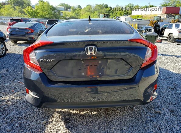 2HGFC2F70JH606463 2018 HONDA CIVIC Black Հետևի տեսք