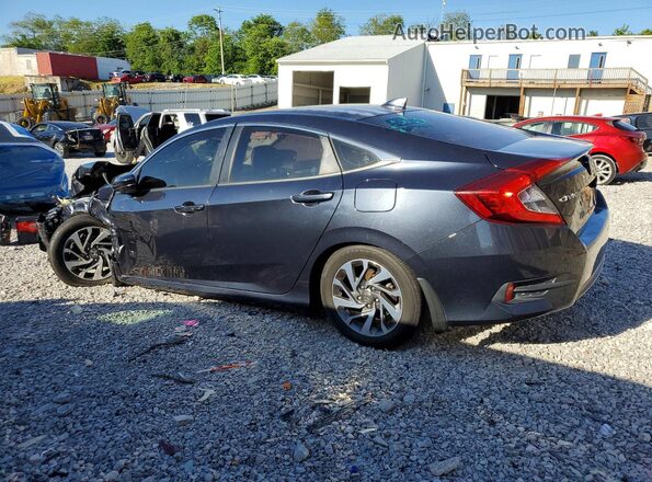 2HGFC2F70JH606463 2018 HONDA CIVIC Black Հետևի ձախ
