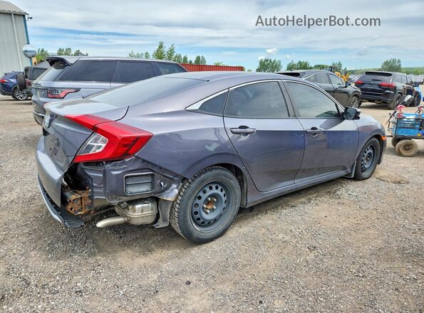 2HGFC2F70KH009184 2019 HONDA CIVIC Серый Задняя правая четверть