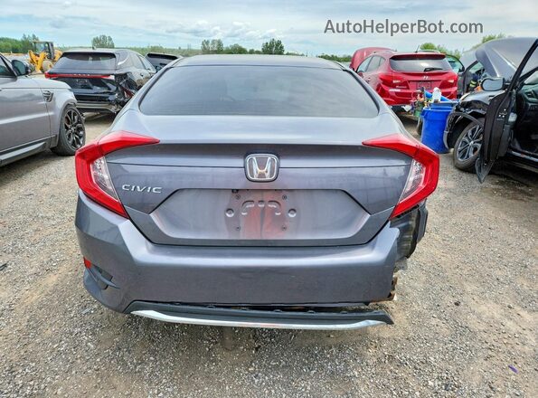 2HGFC2F70KH009184 2019 HONDA CIVIC Серый Вид сзади