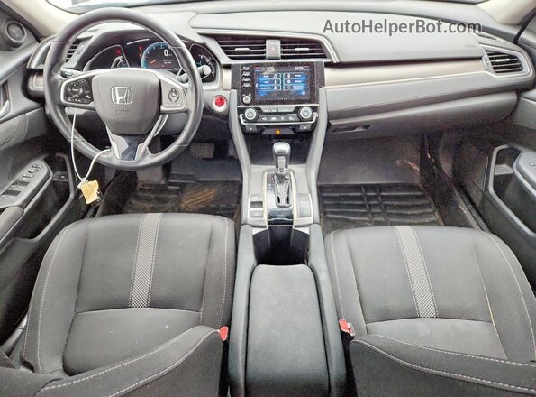 2HGFC2F70KH009184 2019 HONDA CIVIC Серый Вид панели приборов