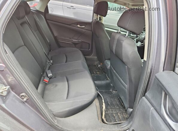 2HGFC2F70KH009184 2019 HONDA CIVIC Серый Вид задних сидений