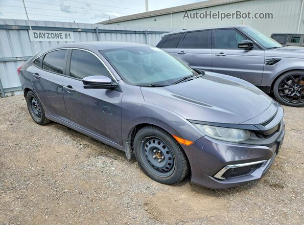 2HGFC2F70KH009184 2019 HONDA CIVIC Серый Передняя правая четверть