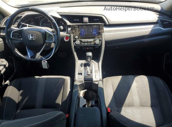 2HGFC2F70KH040788 2019 HONDA CIVIC Gray Առջևի վահանակի տեսք