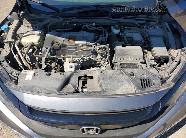 2HGFC2F70KH040788 2019 HONDA CIVIC Gray Սալոնի հետևի տեսք